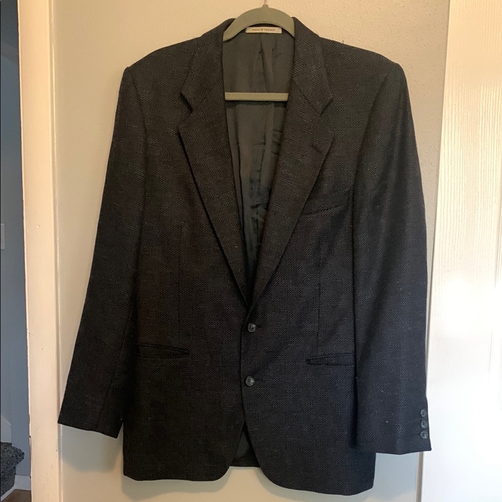Men's YSL Navy Wool Blazer